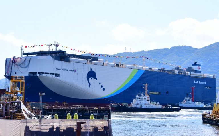 Toyofuji Shipping's first LNG-powered car carrier to enter service next year