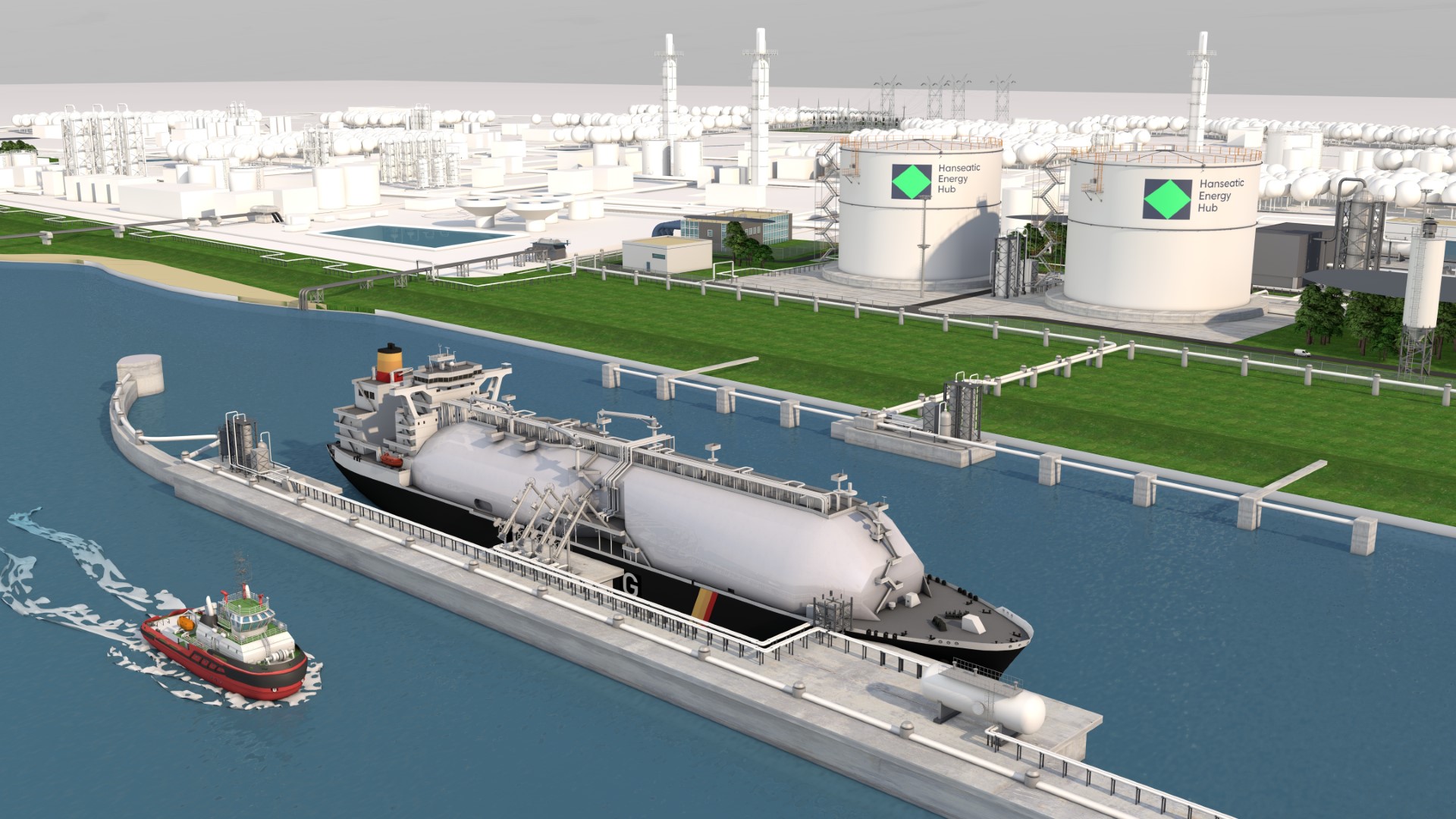 HEH kicks off construction of Germany's first onshore LNG import terminal