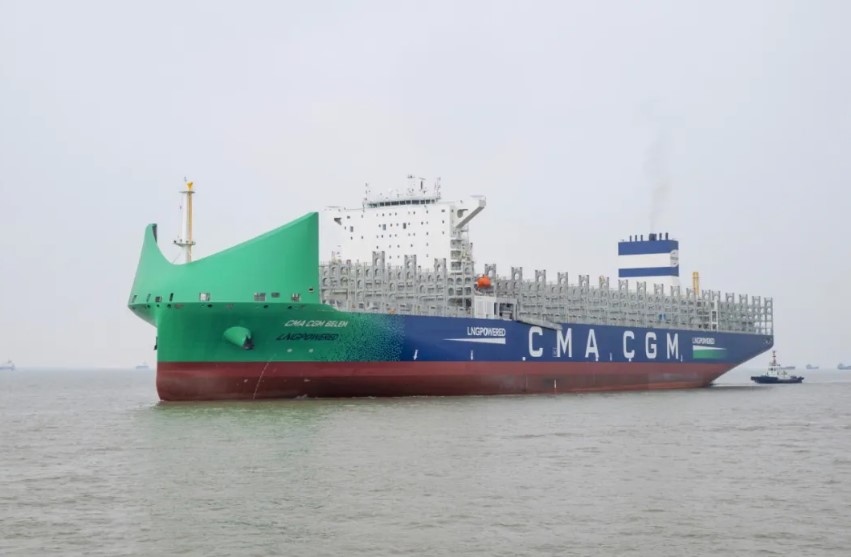 LNG-powered CMA CGM Belem nears delivery