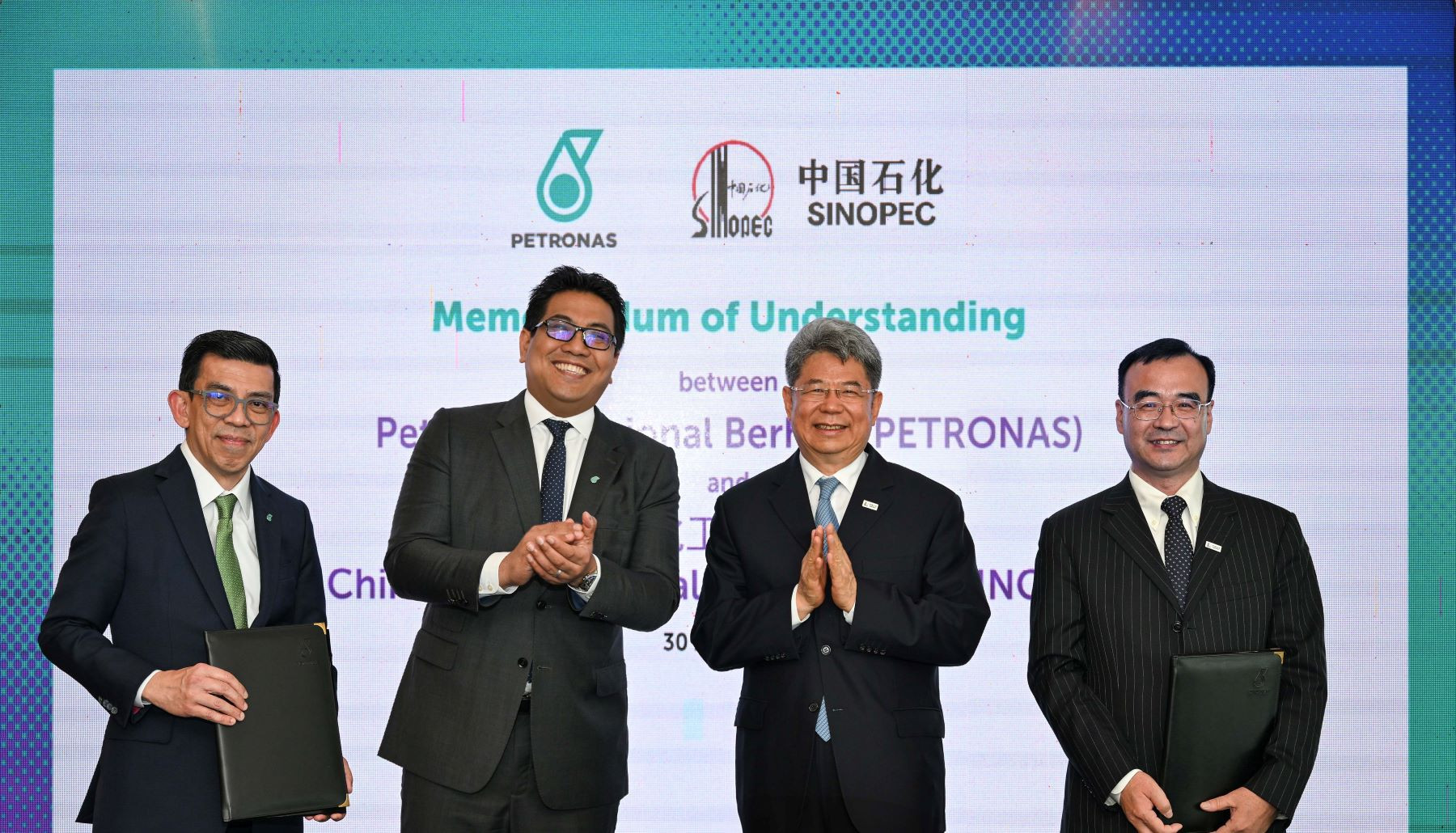 Petronas and Sinopec to cooperate in LNG trading