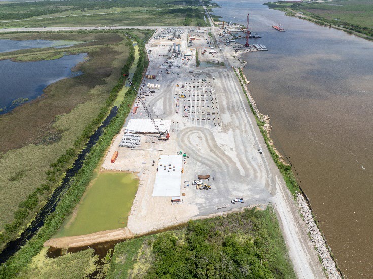 Construction progresses on Sempra’s Port Arthur LNG export project