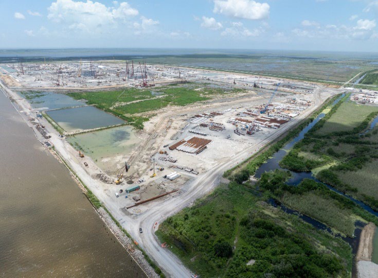 Construction progresses on Sempra’s Port Arthur LNG export project