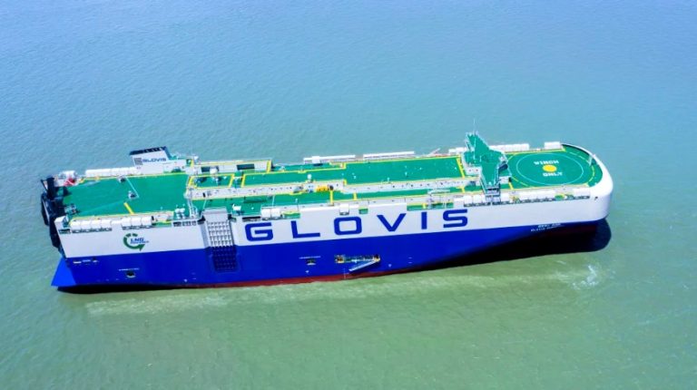 Hyundai Glovis takes delivery of LNG-powered PCTC in China