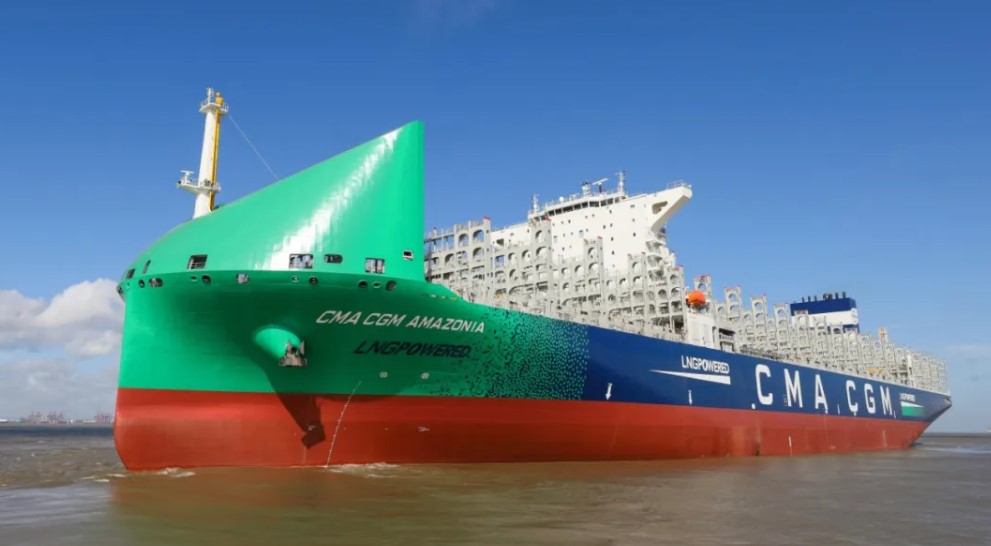 LNG-powered CMA CGM Amazonia nears delivery