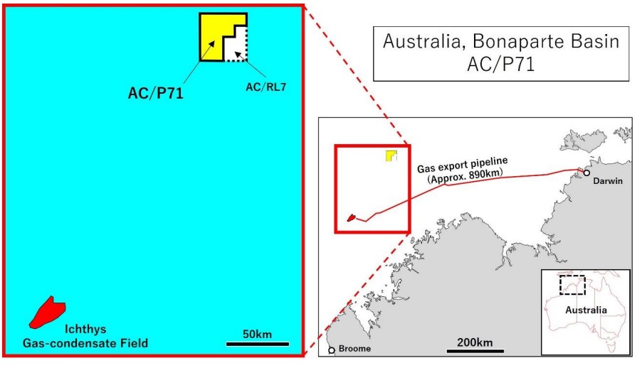 Inpex secures exploration block near Ichthys field