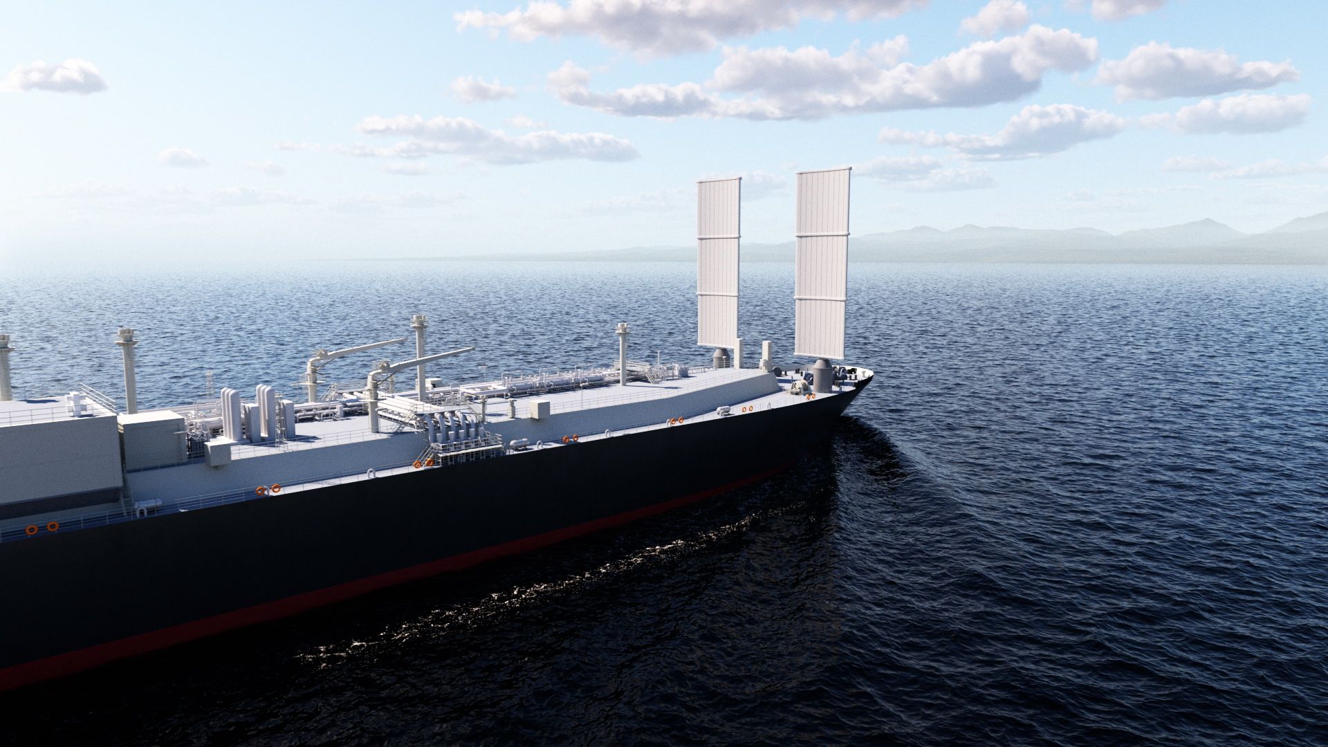 MOL gets OK for LNG carrier with sails