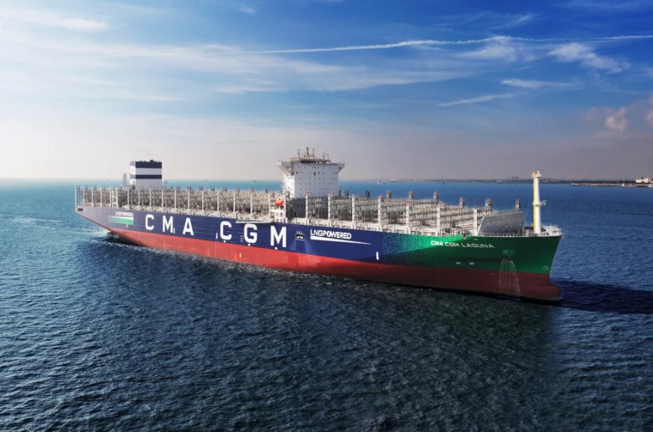 Jiangnan delivers LNG-fueled CMA CGM Laguna