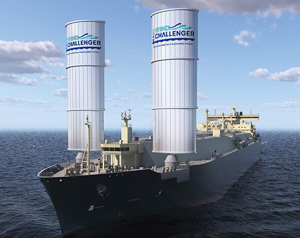 MOL, Chevron join forces on first wind-assisted LNG carrier