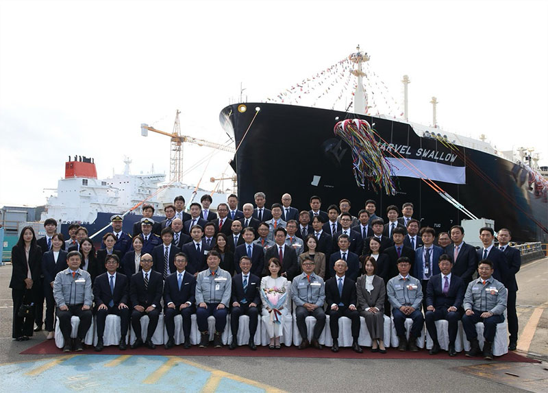 MOL's LNG newbuild named in South Korea