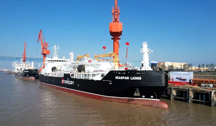 CIMC SOE delivers second LNG bunkering ship to Seaspan