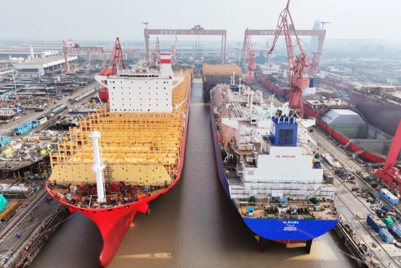 Jiangnan floats out Adnoc’s LNG carrier