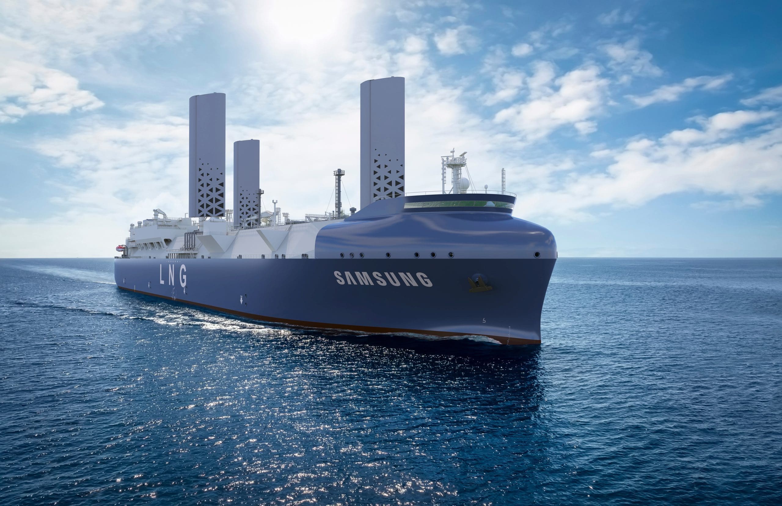 South Korea's Samsung Heavy gets OK for wind-assisted LNG carrier - LNG ...