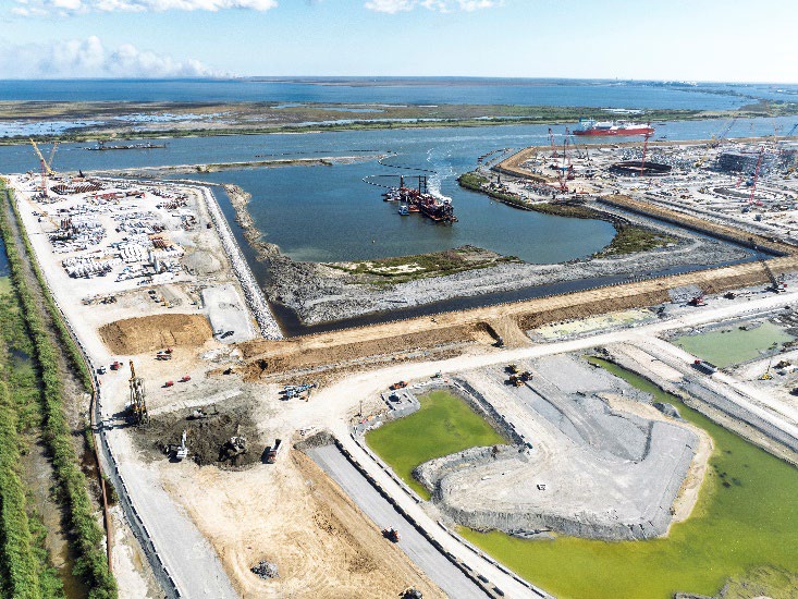 Construction moving forward on Sempra’s Port Arthur LNG export terminal