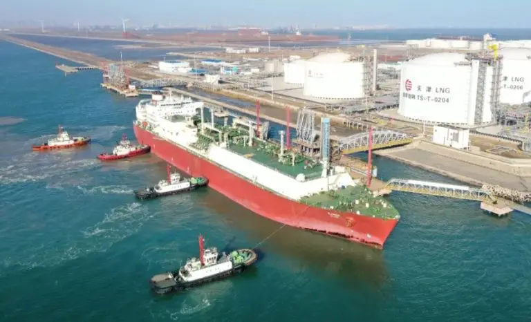 China’s LNG imports down 22.9 percent in February