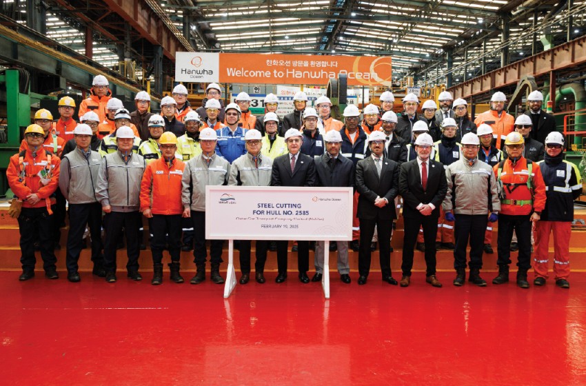 Hanwha Ocean starts work on Nakilat's LNG carrier