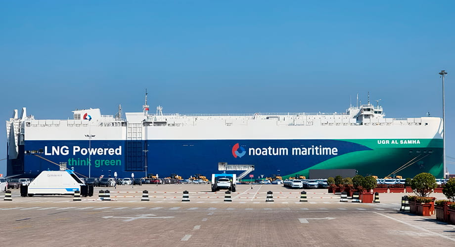 Noatum Maritime welcomes first LNG-powered PCTC in its fleet