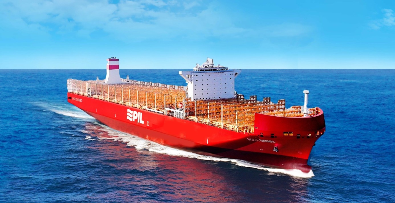 PIL takes delivery of new LNG-fueled containership