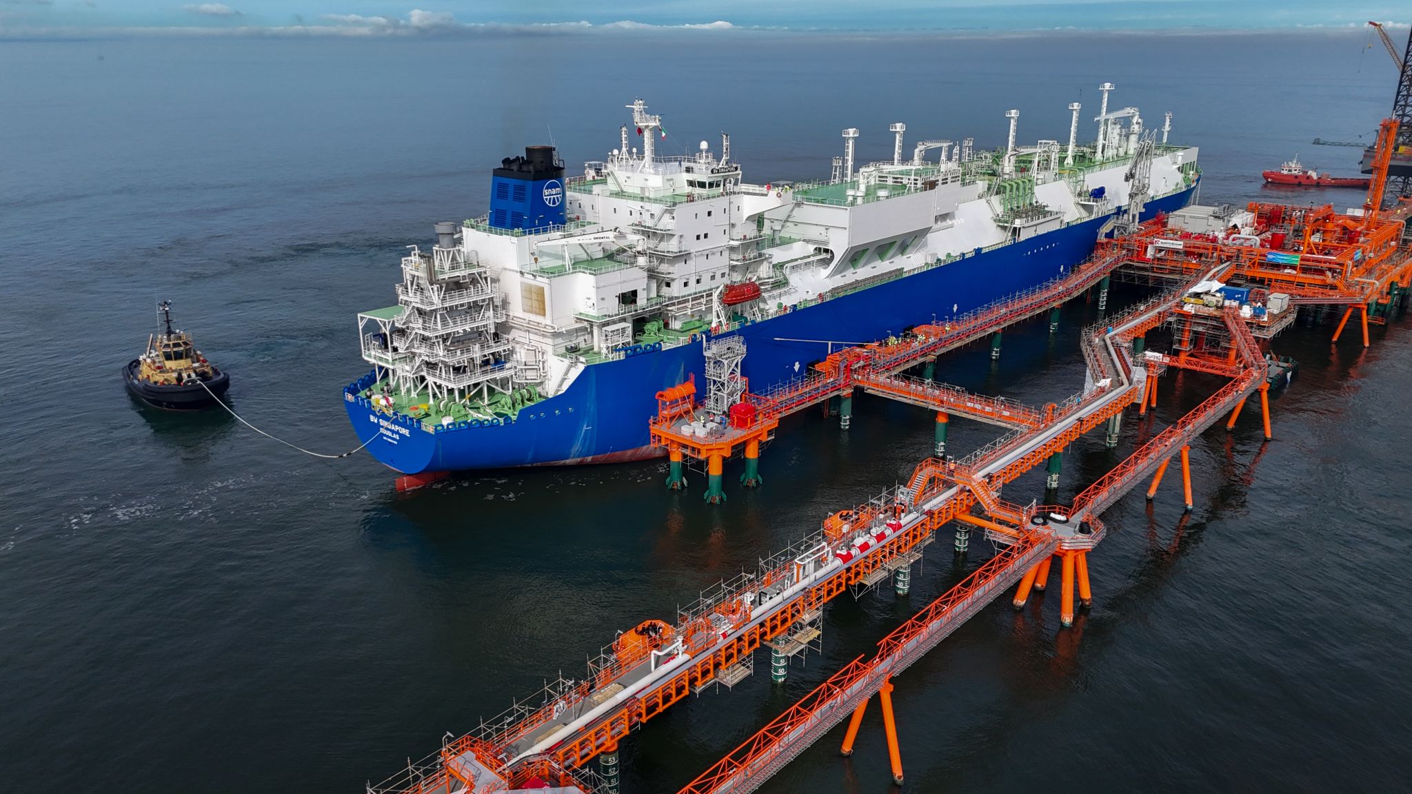 Snam’s Ravenna FSRU ready to start operations