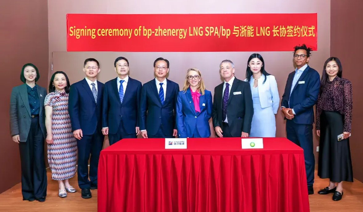 BP inks LNG SPA with China’s Zhejiang Energy