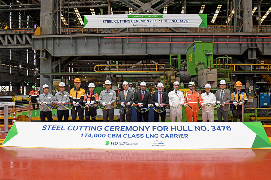 HD Hyundai Heavy starts building Nakilat’s LNG carrier