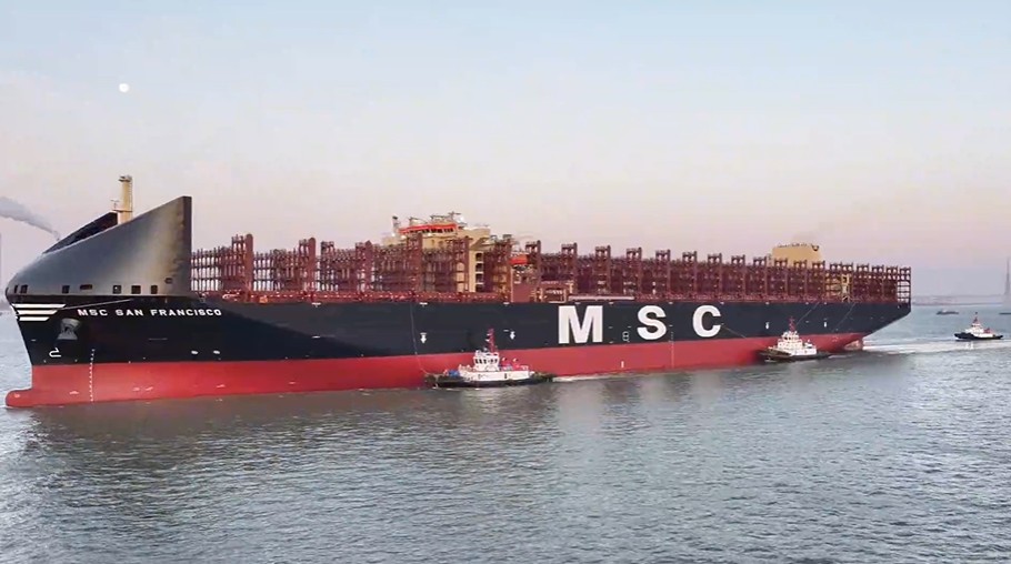 LNG-fueled MSC San Francisco delivered in China