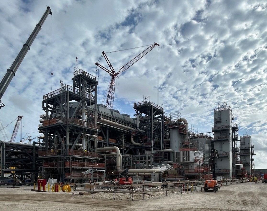 Cheniere’s Corpus Christi expansion project almost 84 percent complete