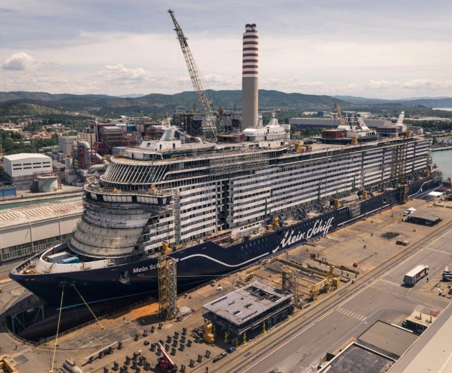 Fincantieri launches second LNG-powered newbuild for TUI Cruises