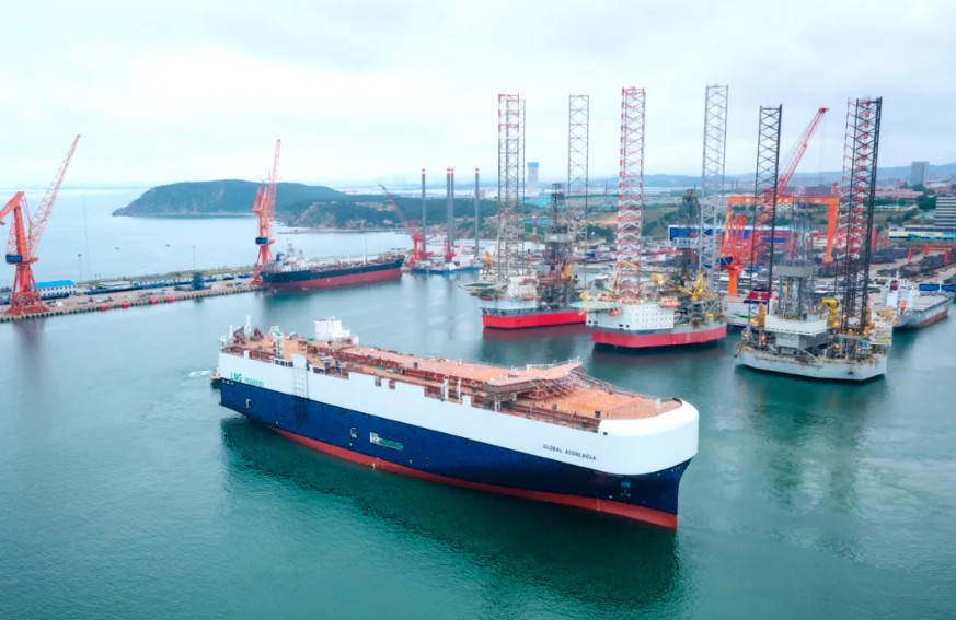 GAC’s first LNG-powered PCTC launched in China