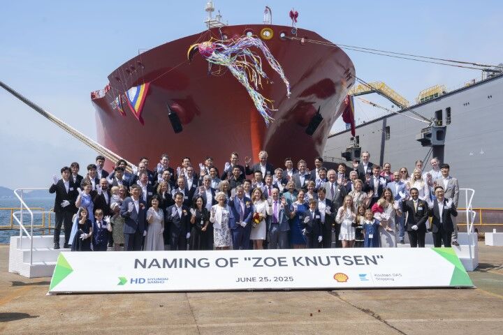 Knutsen, Shell name ninth LNG newbuild