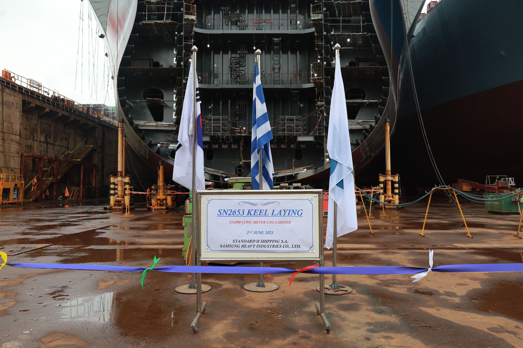 Samsung Heavy lays keel for Minerva LNG carrier