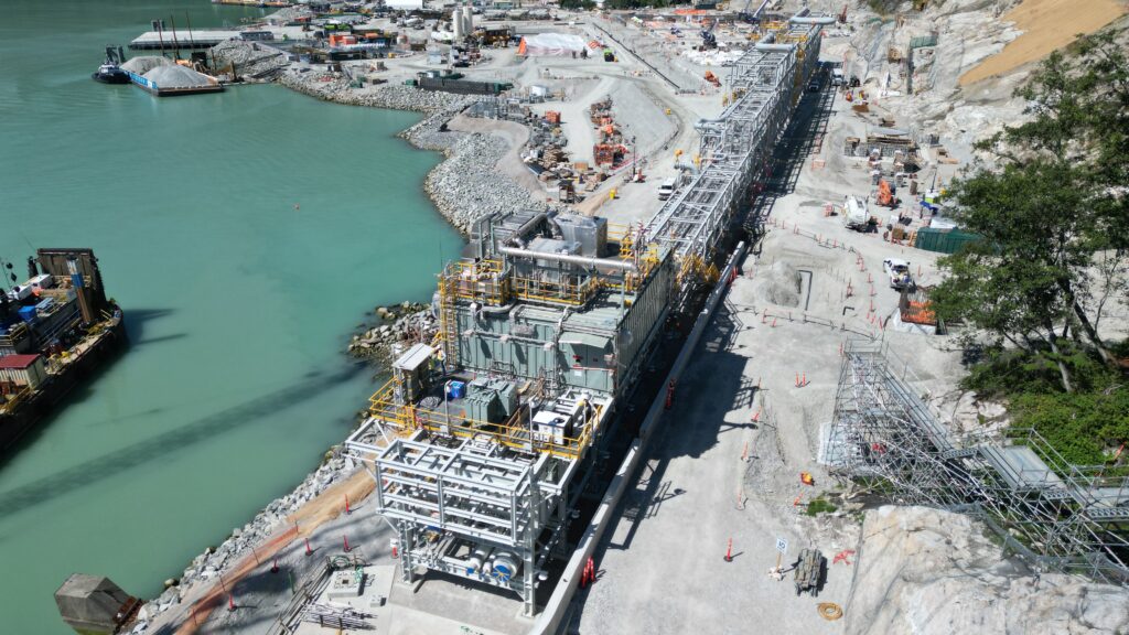 Construction moving forward on Woodfibre LNG terminal