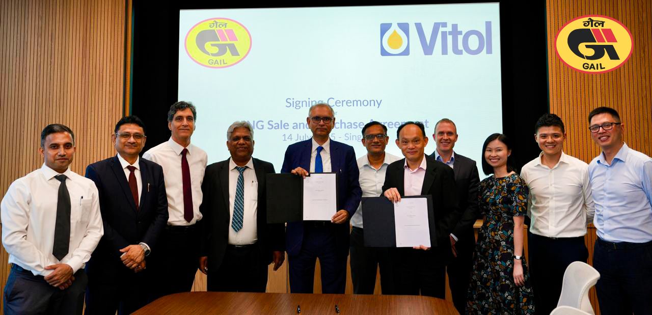 GAIL, Vitol finalize 10-year LNG supply deal