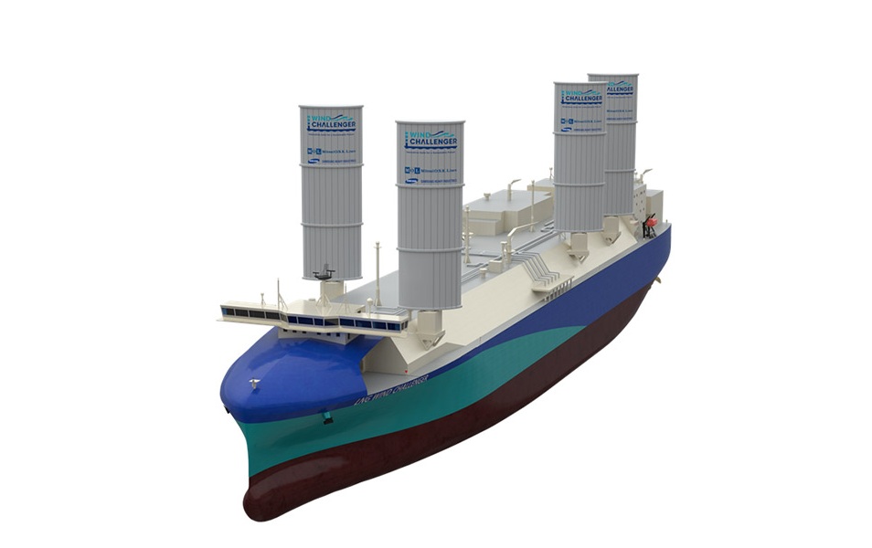 MOL gets OK for two LNG carrier designs with sails