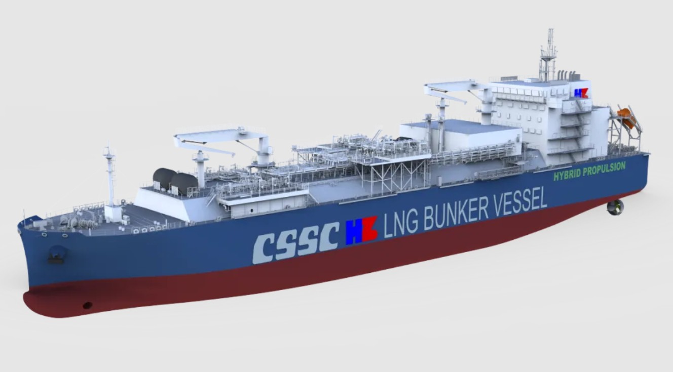 Hudong-Zhonghua gets approvals for new LNG bunkering vessel