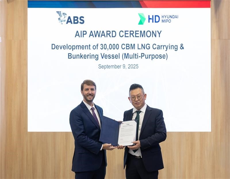 HD Hyundai Mipo gets OK for large LNG bunkering vessel design