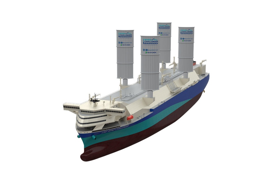 MOL gets OK for two LNG carrier designs with sails