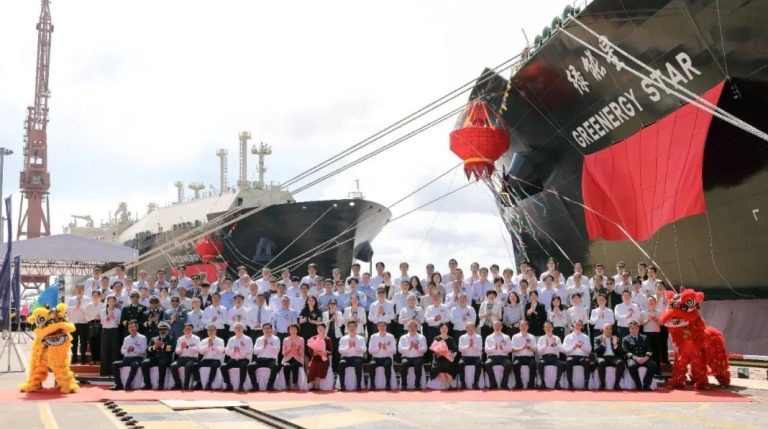 MOL’s LNG carrier duo named in China