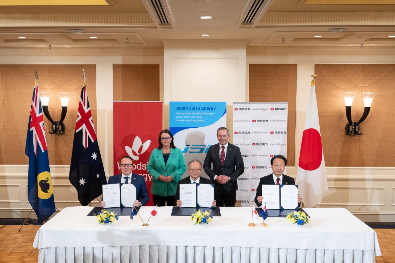 Woodside inks LH2 pact with Japanese duo