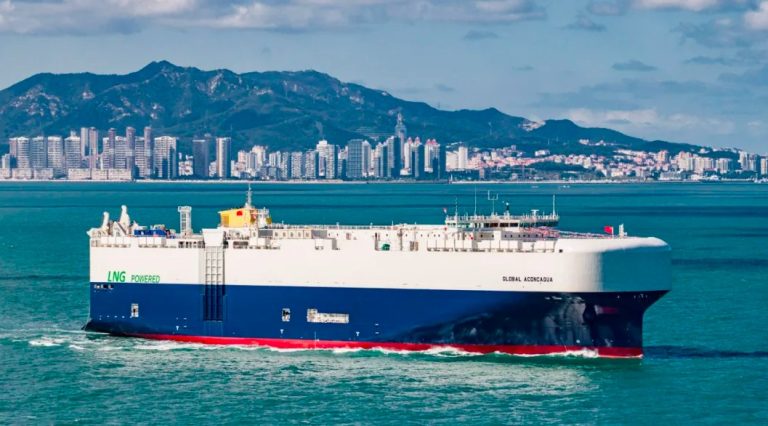 GAC’s first LNG-powered PCTC nears delivery in China