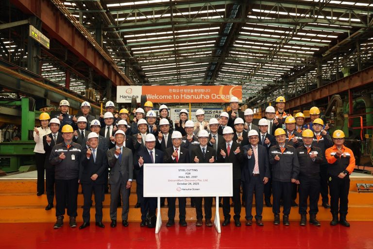 Hanwha Ocean kicks off work on Singapore's first FSRU