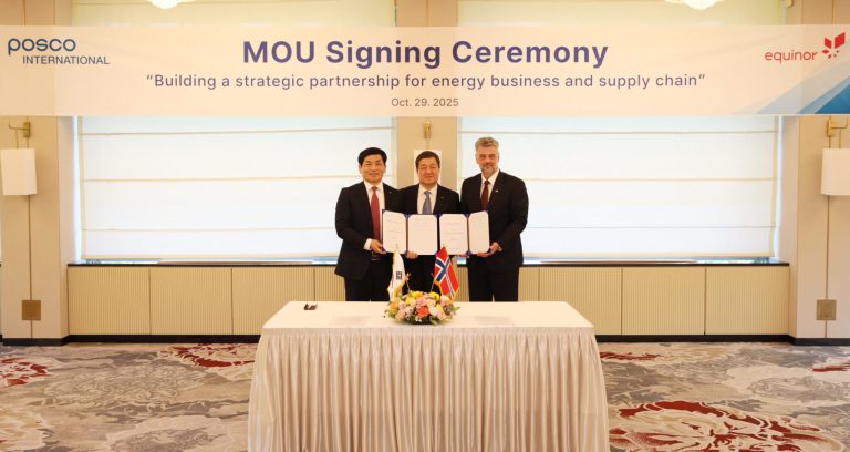 Posco International inks LNG cooperation pact with Equinor