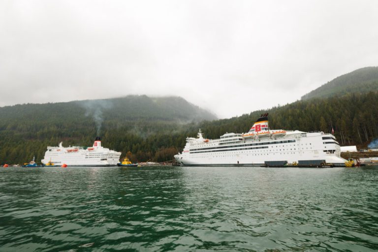 Second floatel arrives at Woodfibre LNG site