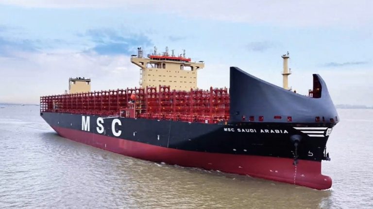 Yangzijiang delivers MSC's LNG-fueled containership