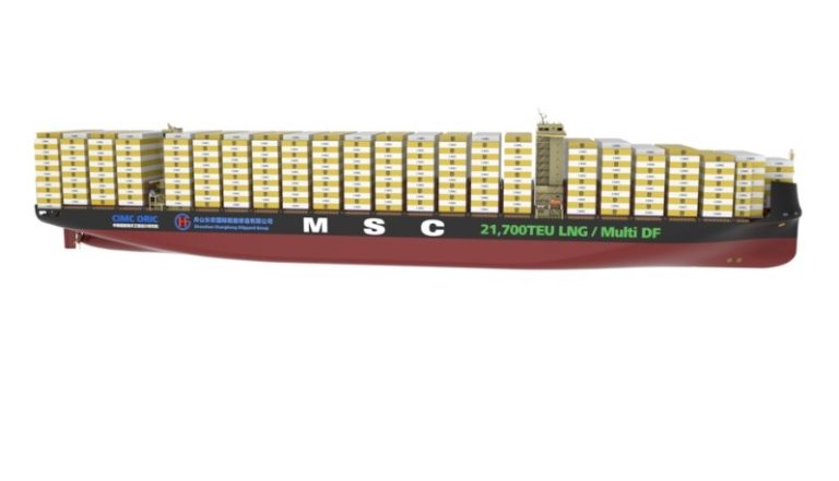 Zhoushan Changhong, MSC get DNV OK for multi-fuel container vessel
