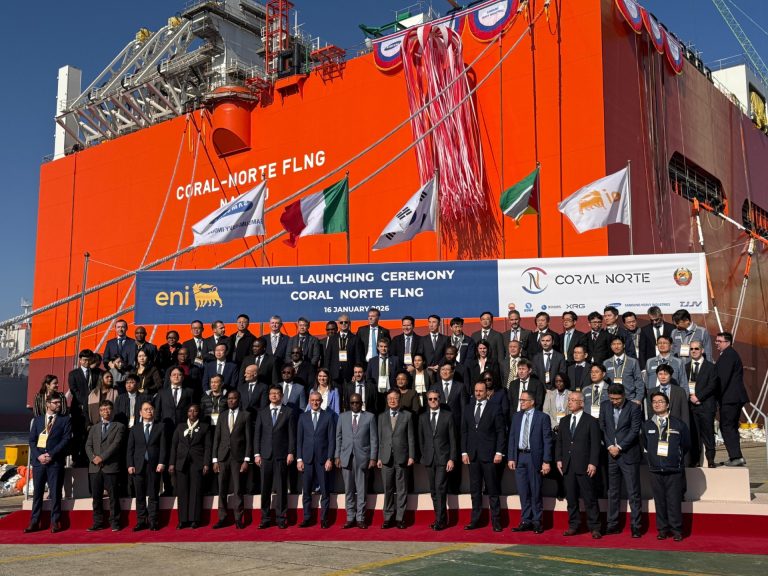 Samsung Heavy launches hull of Eni's Coral Norte FLNG