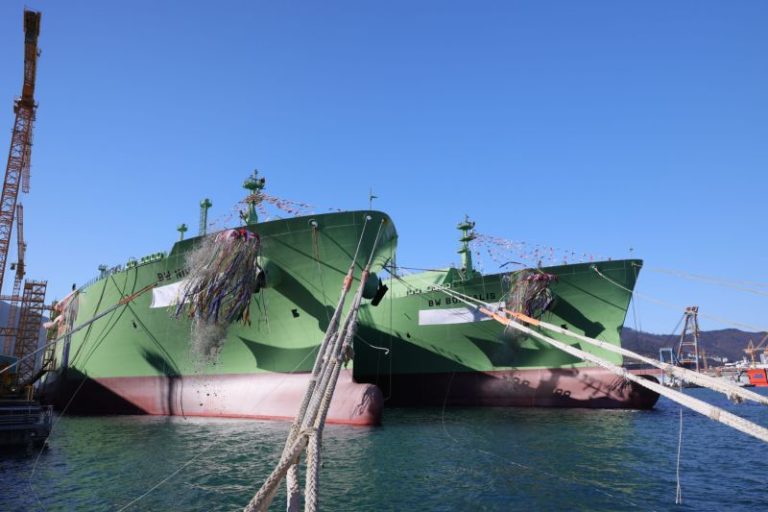 BW's LNG carrier duo named in South Korea