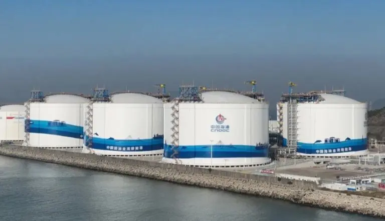 China’s LNG imports down 10.6 percent in 2025