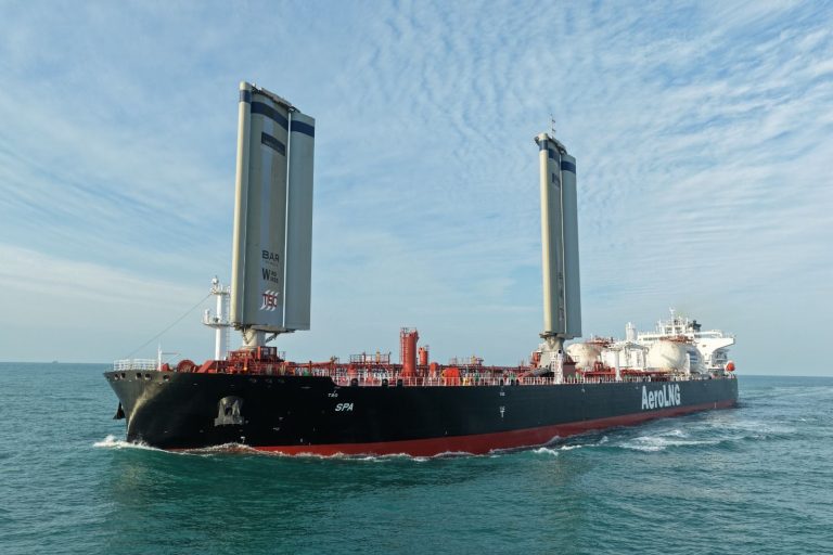 Union Maritime takes delivery of LNG and wind-powered LR2 tanker
