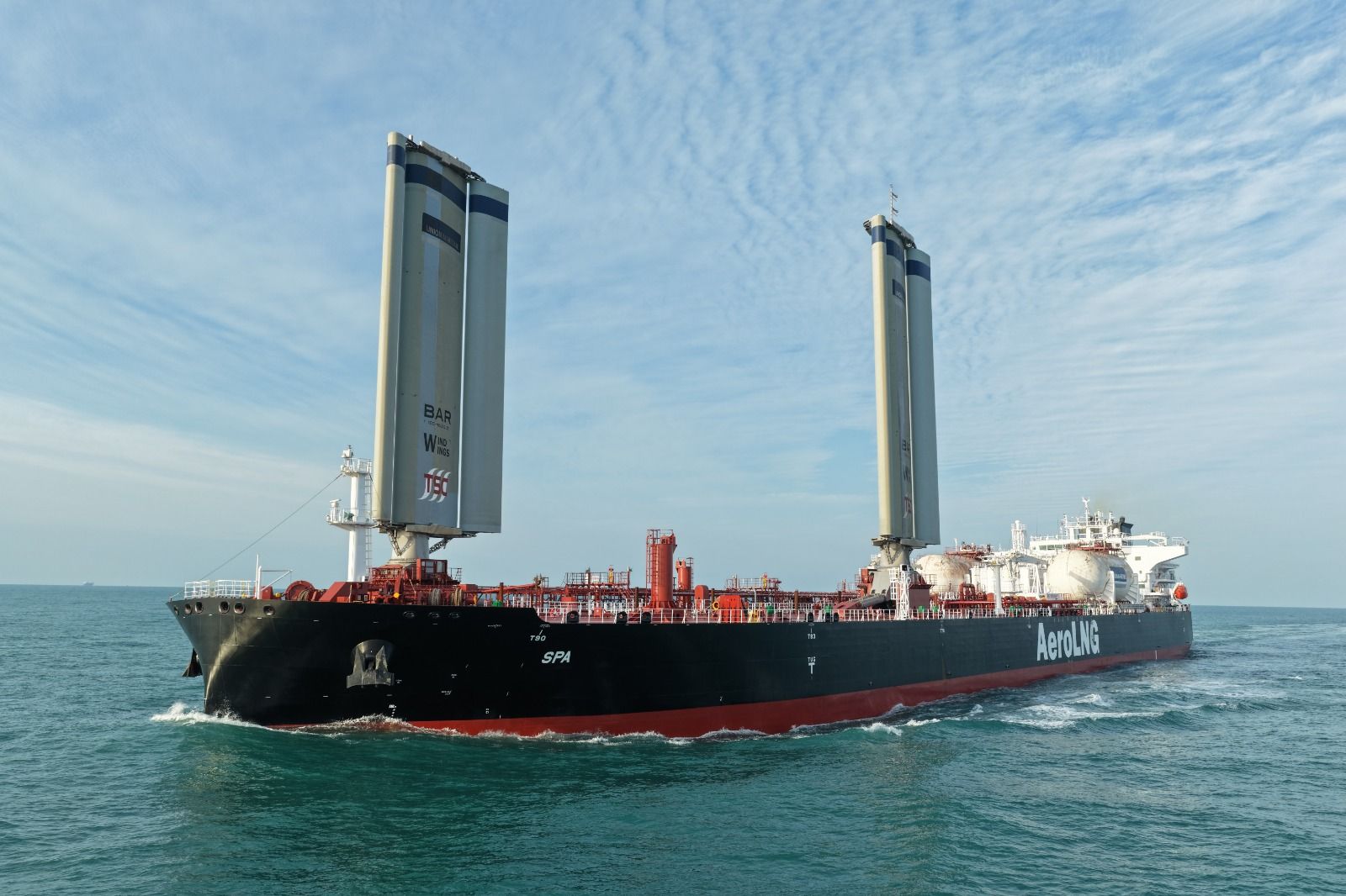 Union Maritime takes delivery of LNG and wind-powered LR2 tanker