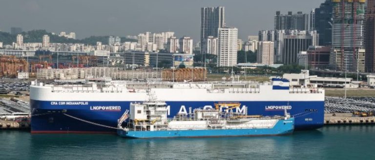 EPS in 600th STS LNG bunkering op